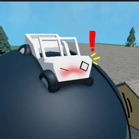 chat with ai character: inflated jeep