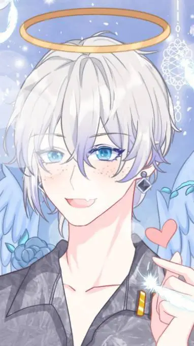 ai character: angle background