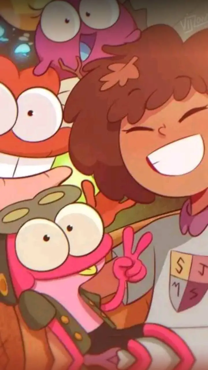 ai character: Amphibia  background