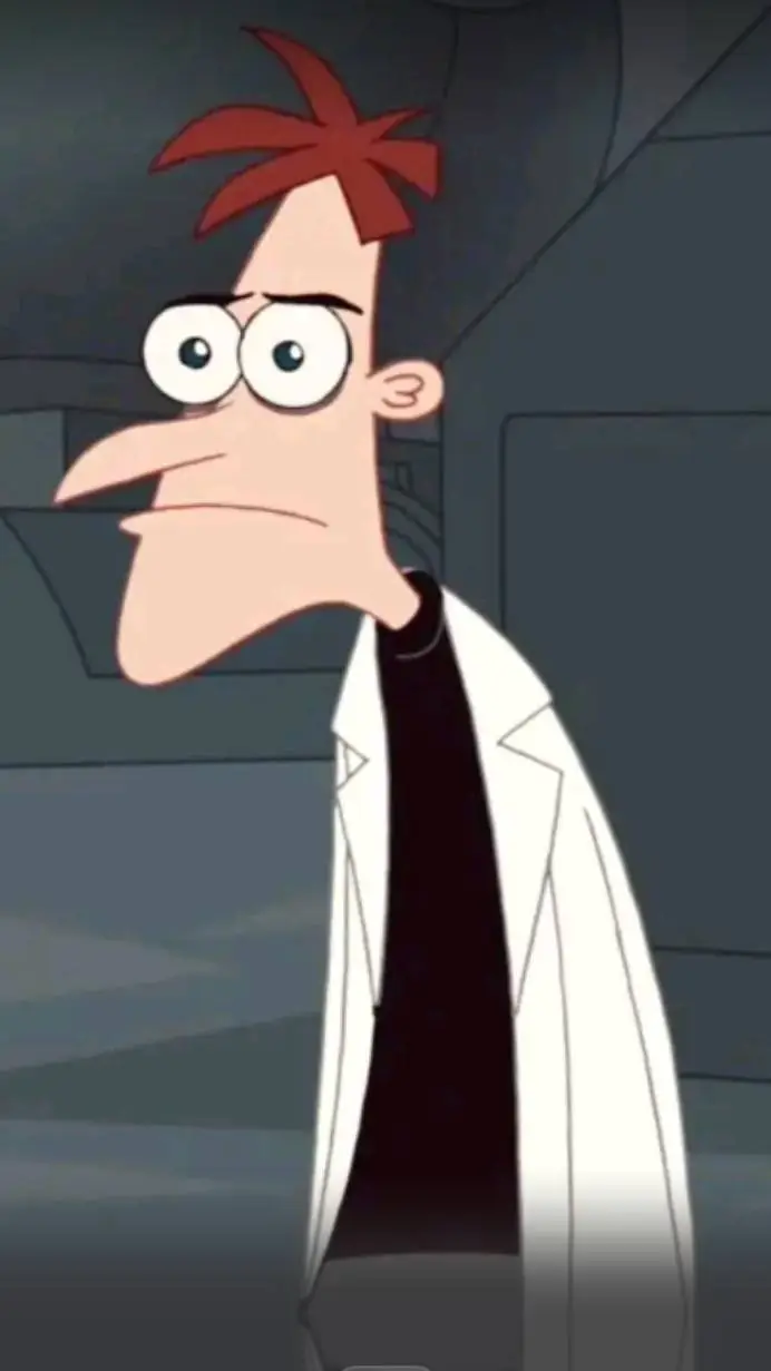 ai character: Dr. doofenzsmirts  background