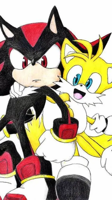 ai character: shadow and Tails background