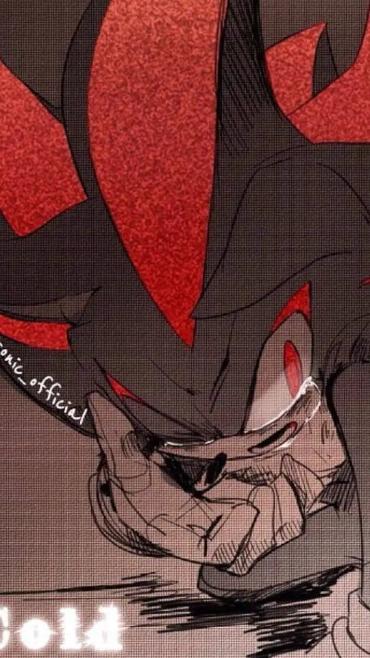 ai character: sonadow sad  background