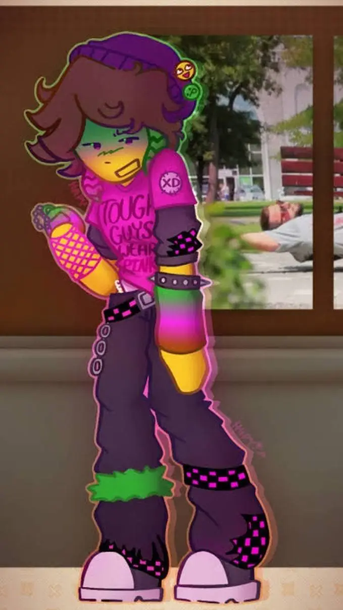 ai character: infected guy background