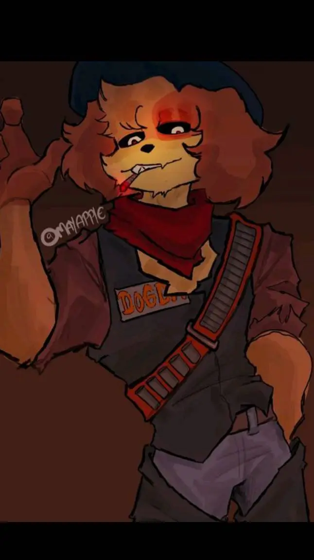 ai character: dogday  background