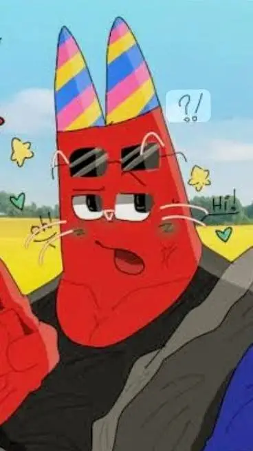 ai character: bambam  background