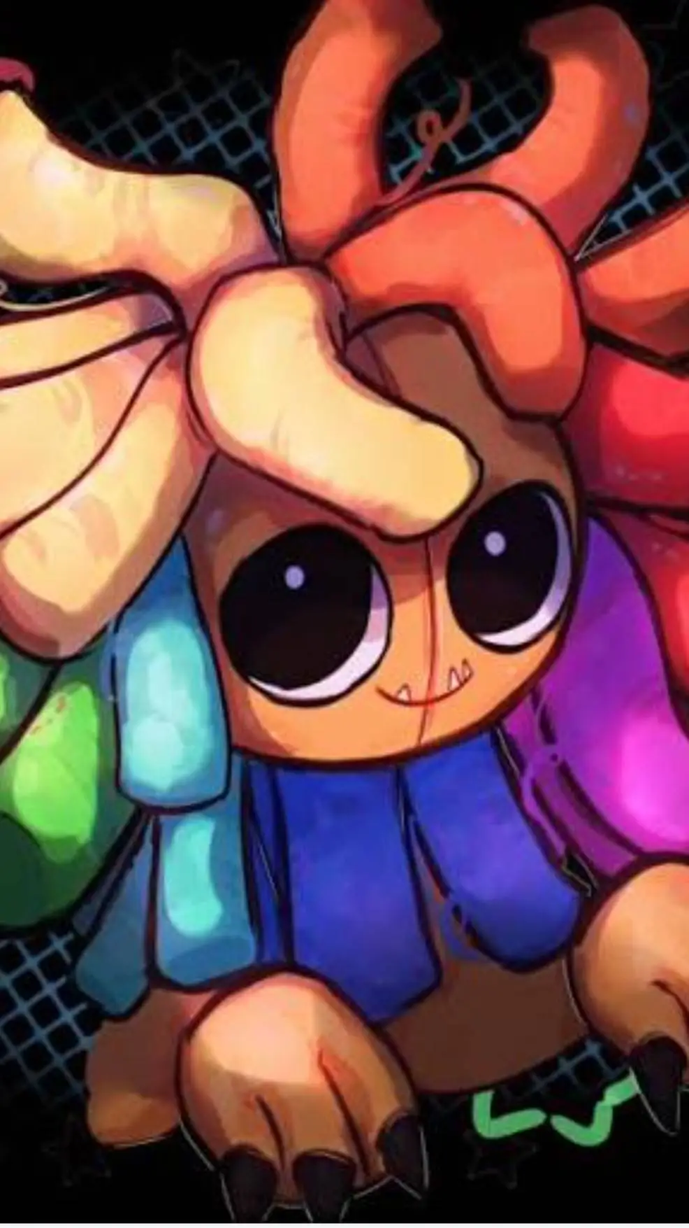 ai character: yarnaby  background