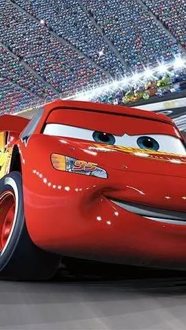 ai character: rayo McQueen  background
