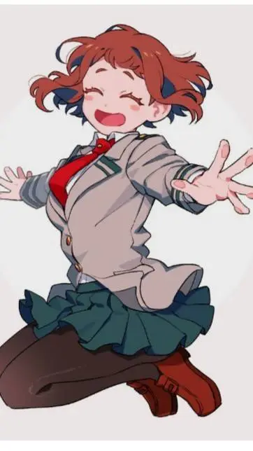 ai character: ochako uraraka ✨💞 background