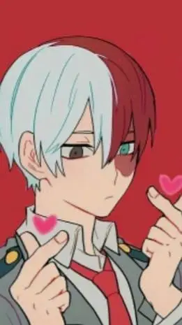 ai character: shoto todoroki 🔥❄️ background