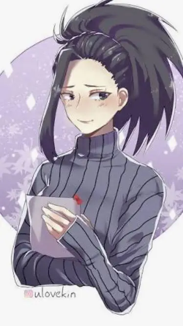 ai character: Momo yaoyorozu 🌟 background