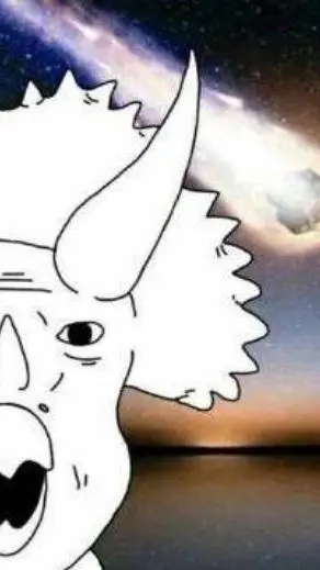 ai character: dinosaurio feliz 😀 background