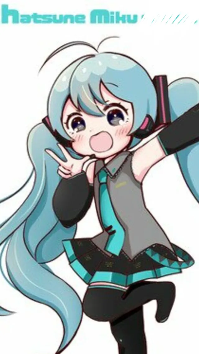 ai character: Hatsune Miku background