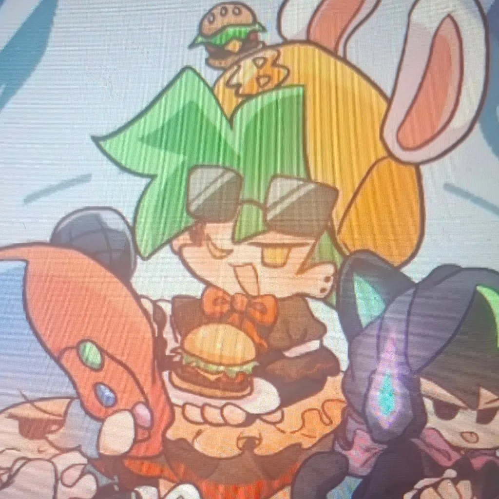 chat with ai character: The hamburger trio