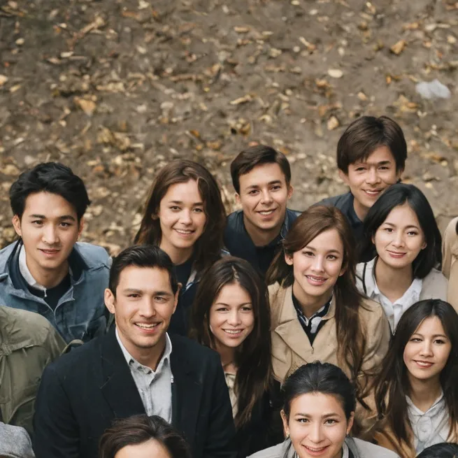 chat with ai character: Friend group 