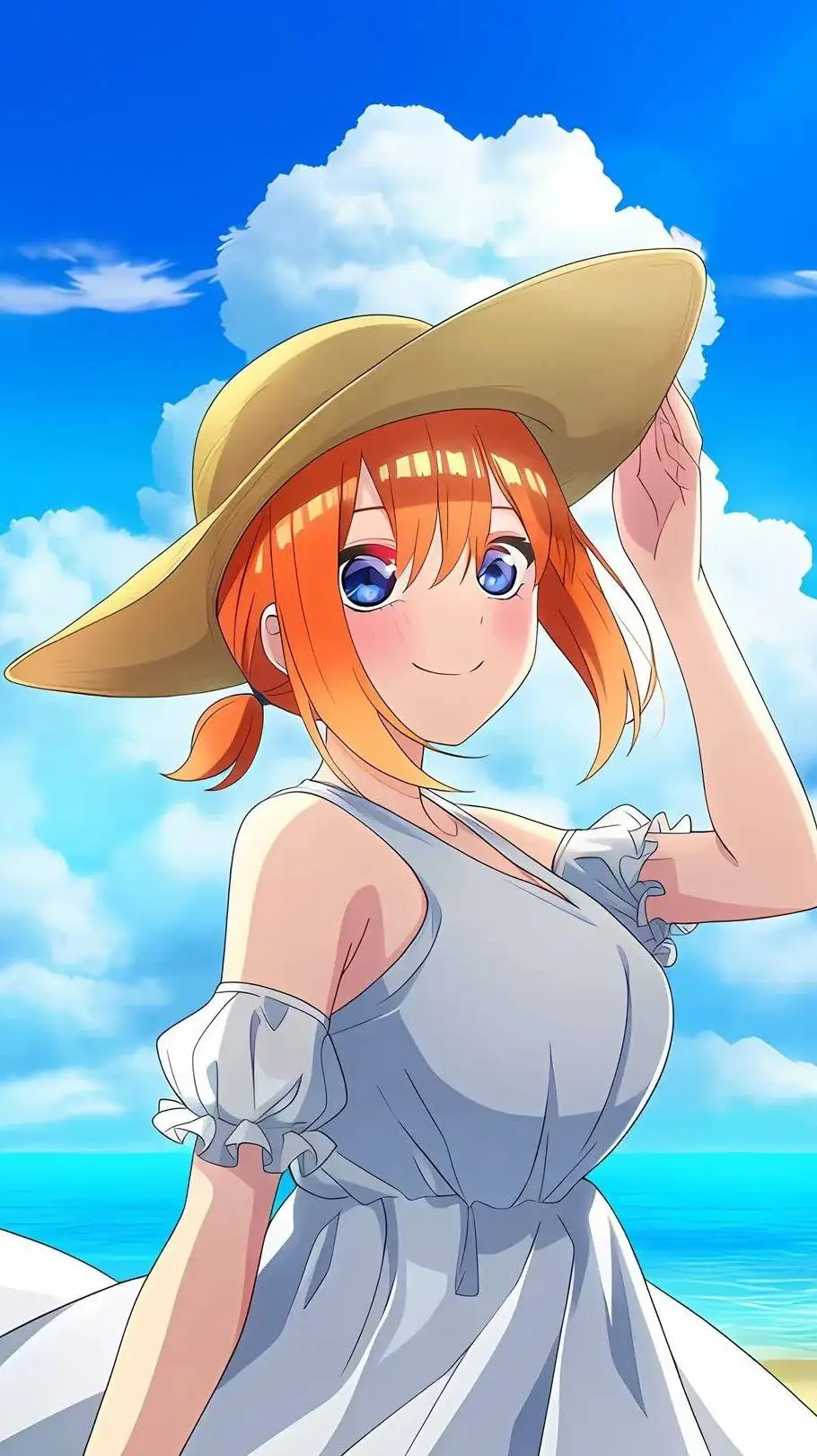 ai character: Yotsuba Nakano background