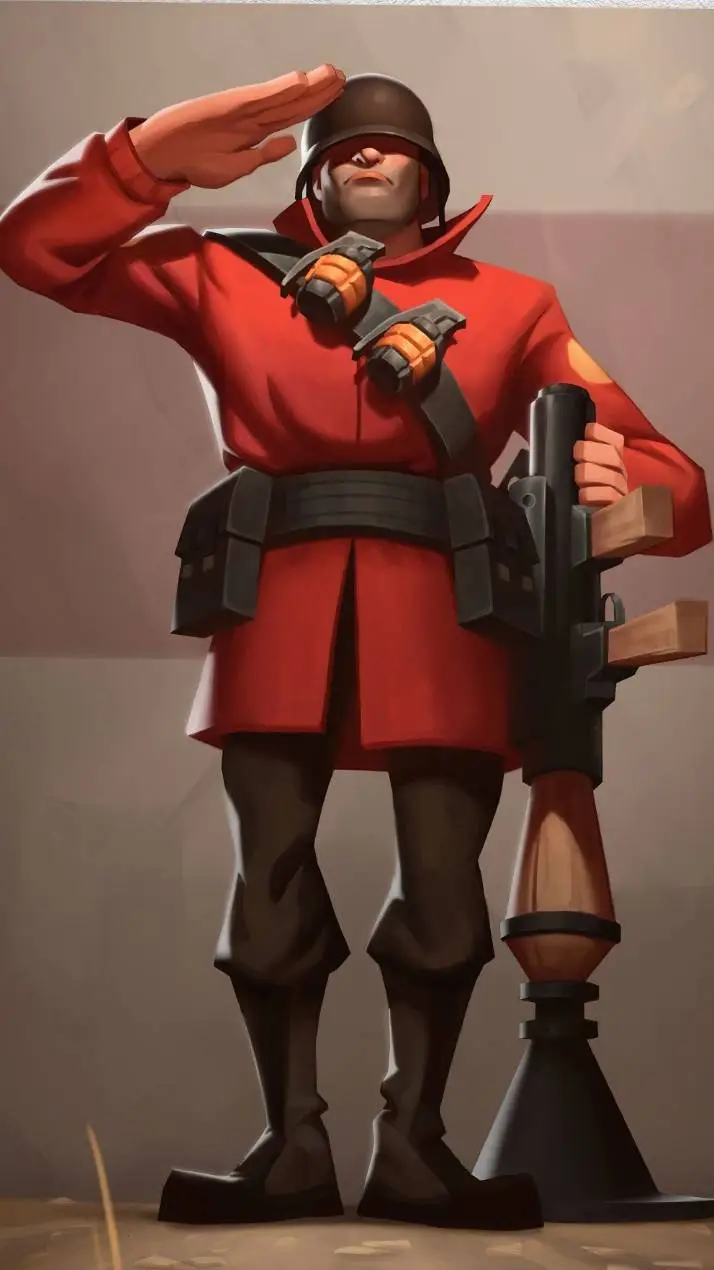 ai character: Солдат TF-2 background