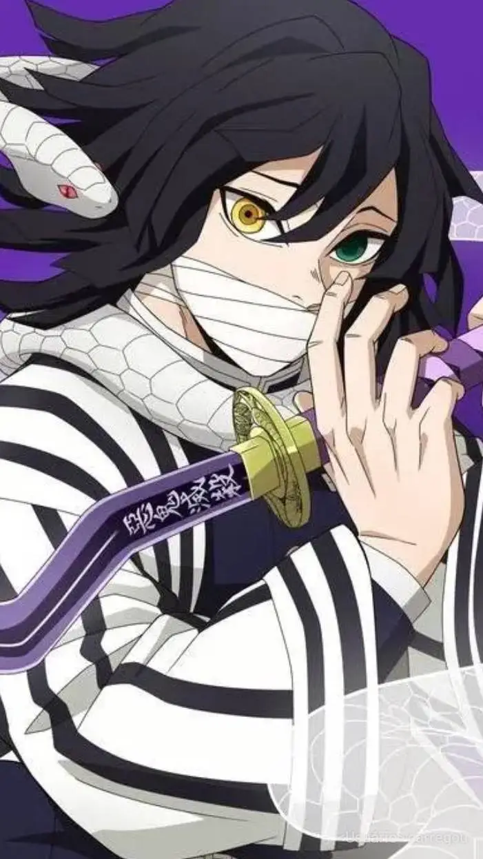 ai character: ~🐍{obanai}🐍~ background