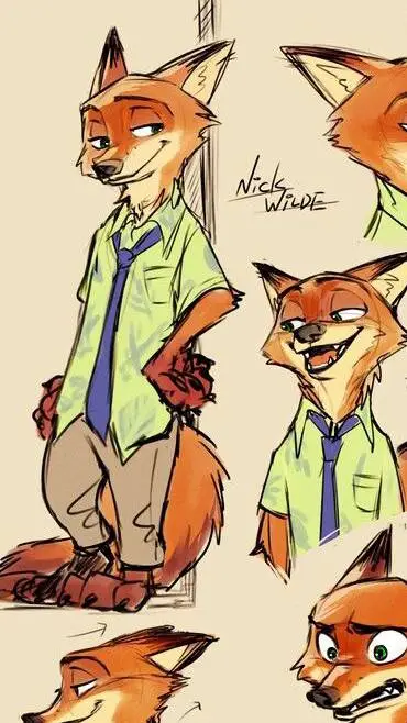 ai character: Nick Wilde background