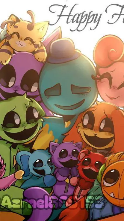 ai character: Poppy PlayTime background