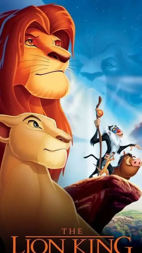 ai character: The Lion King background