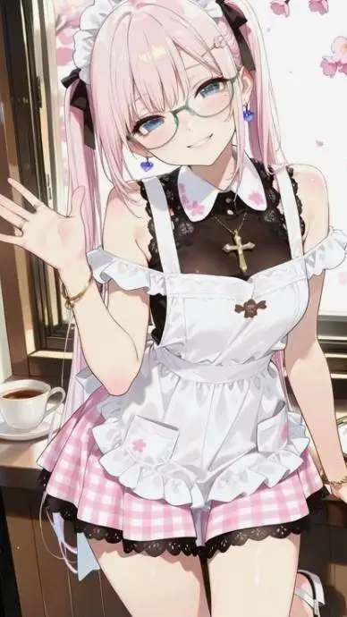 ai character: pee maid  background