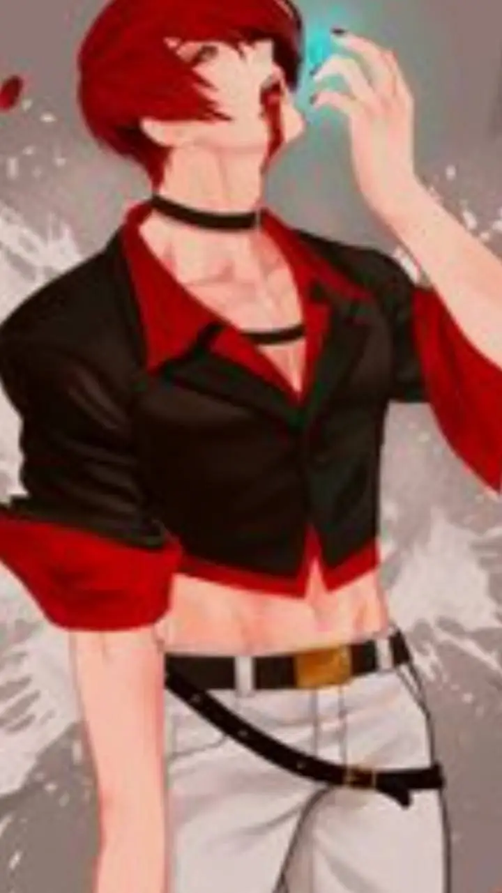 ai character: iori Yagami  background