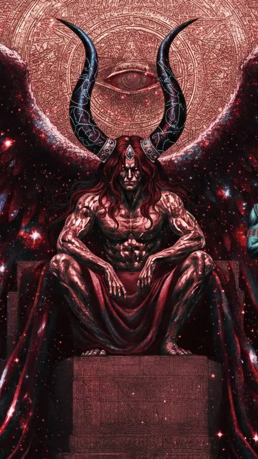 ai character: Azazel  background