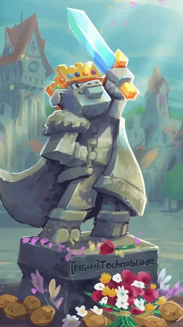 ai character: technoblade background