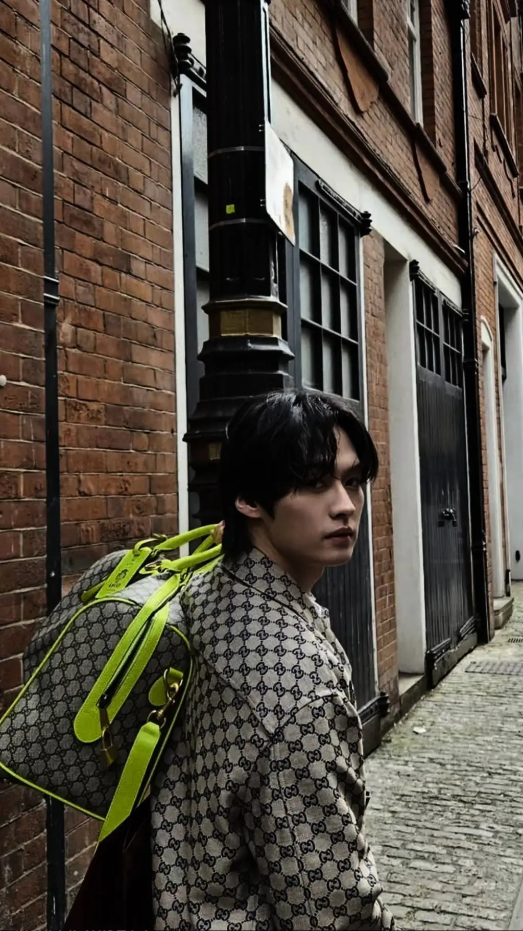 ai character: Minho  background