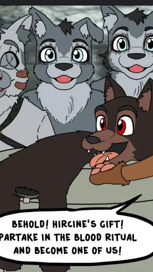 ai character: Furry aftermath background