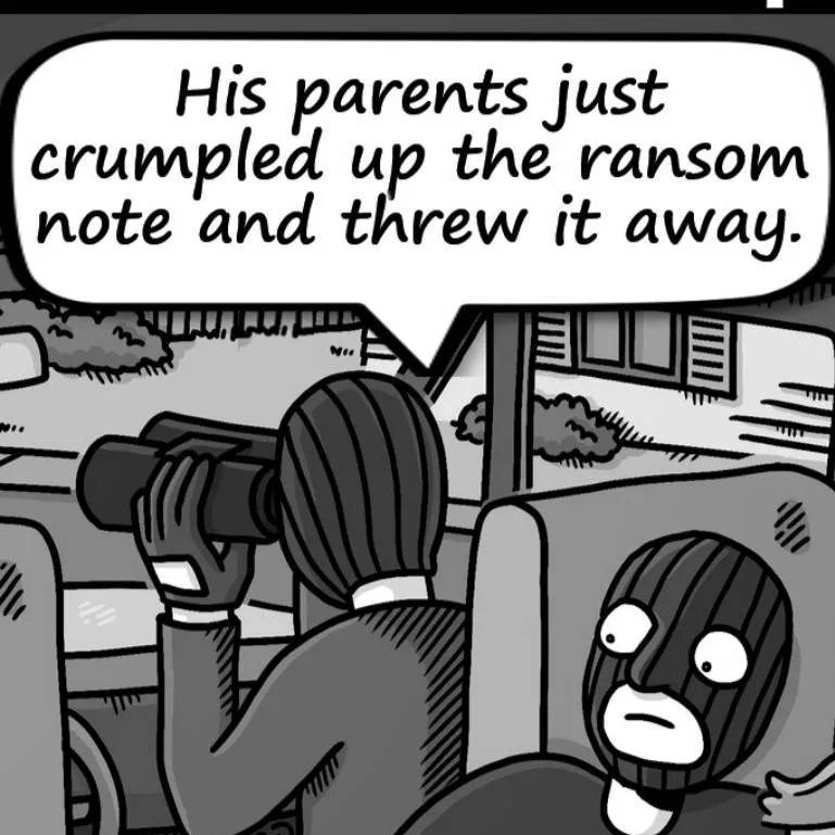 chat with ai character: Kidnapper meme