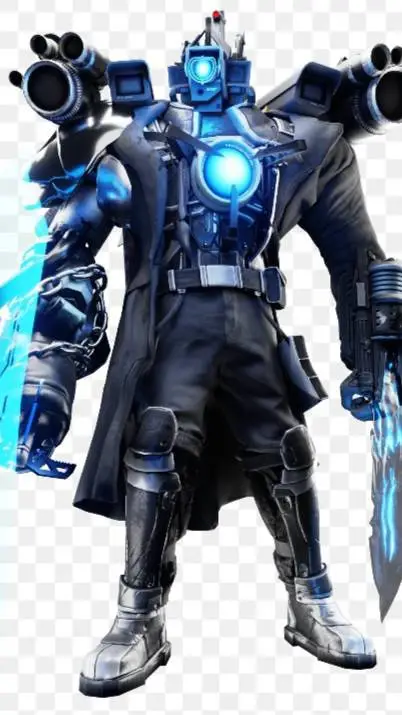 ai character: Titan Cameraman background