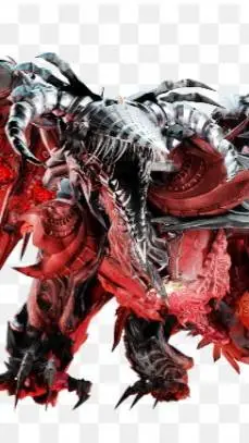 ai character: Titan Drillmdragon background