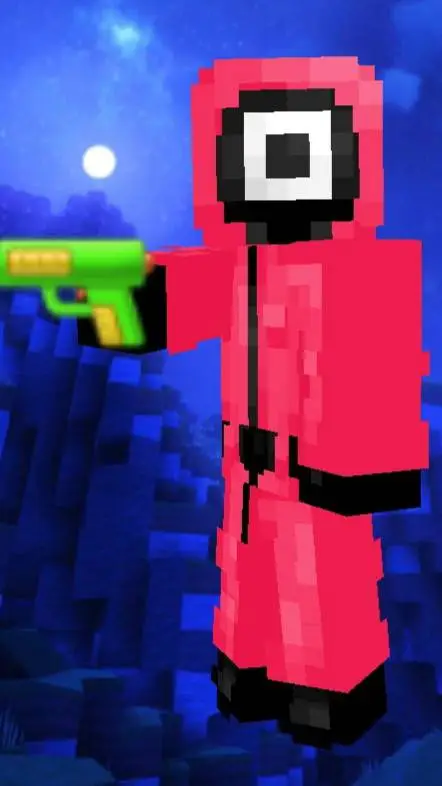 ai character: Squid Game Guard  background