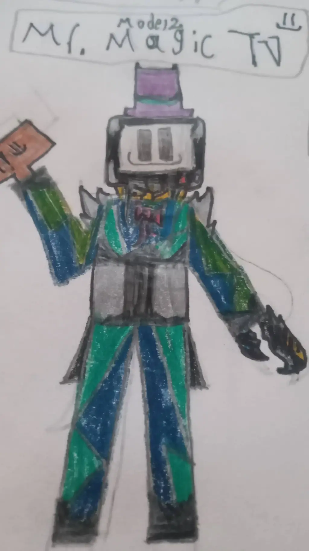 ai character: Mr. Magic TV background