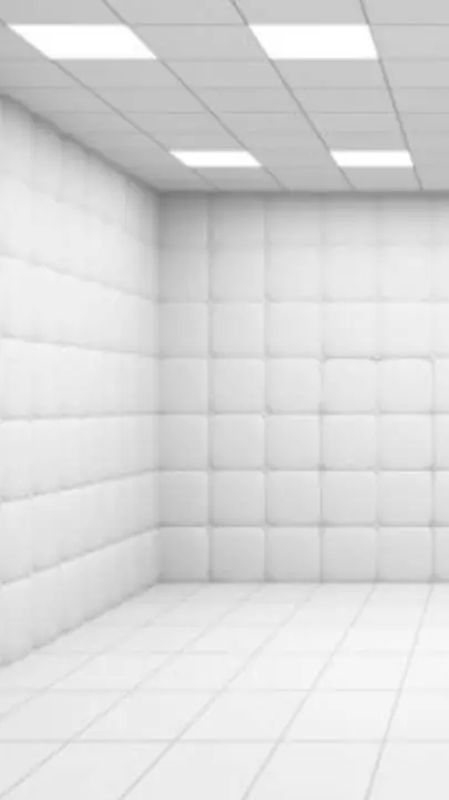 ai character: Padded room background