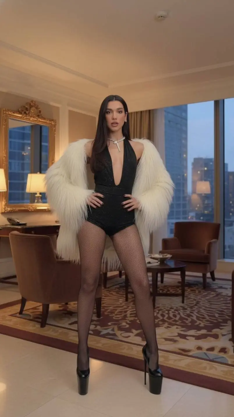 ai character: Dua Lipa background