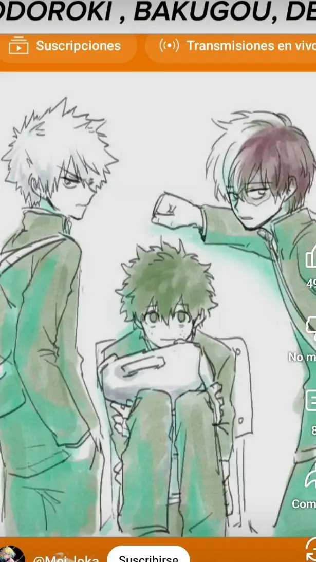 ai character: TodoBakuDeku secun background