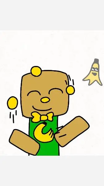 ai character: Banana peel  background