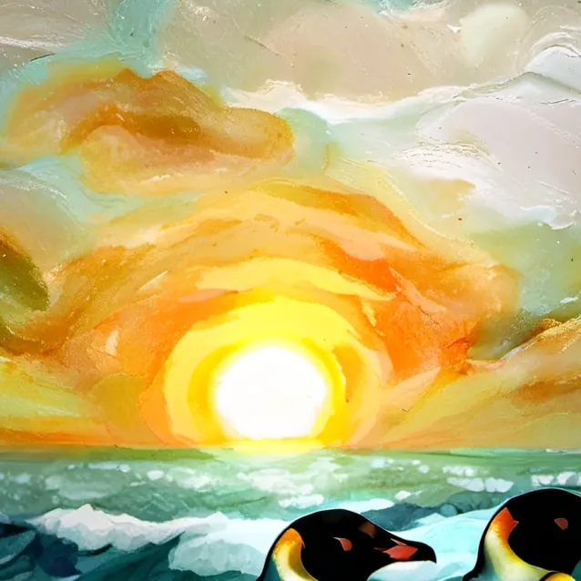 chat with ai character: 4 penguins