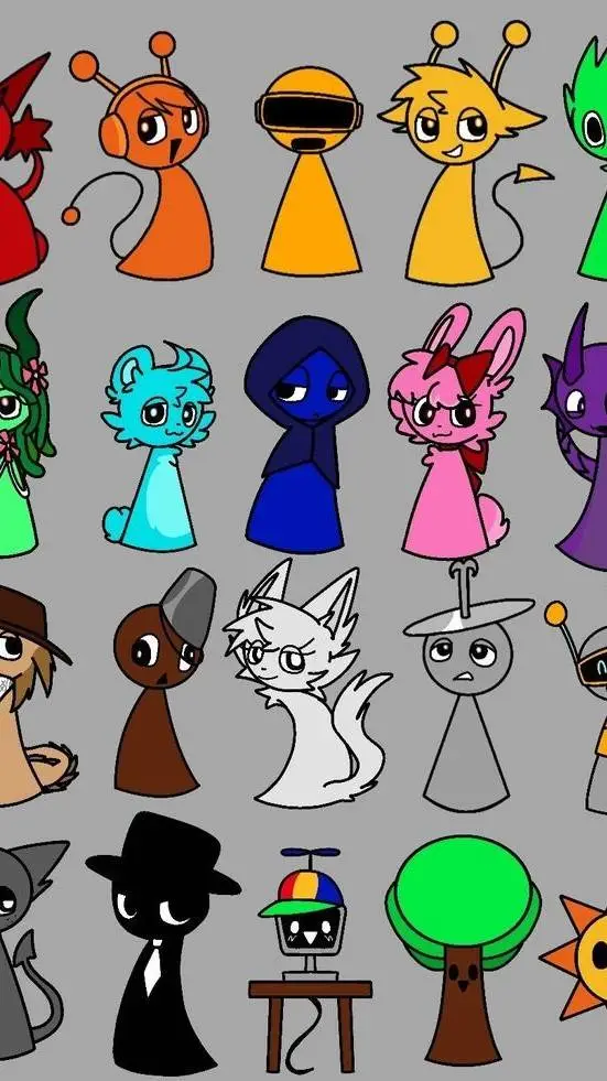 ai character: sprunki background