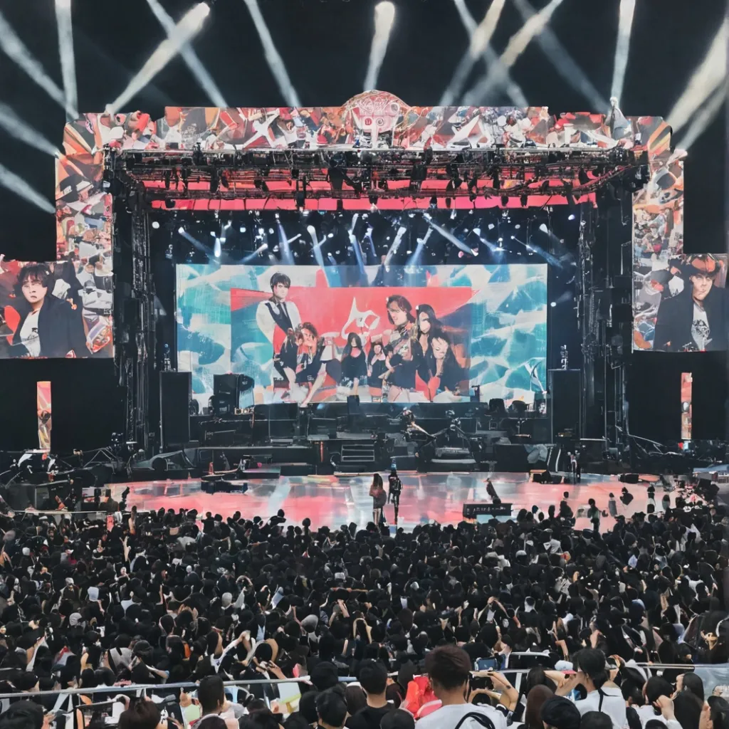 chat with ai character: stage Kpop