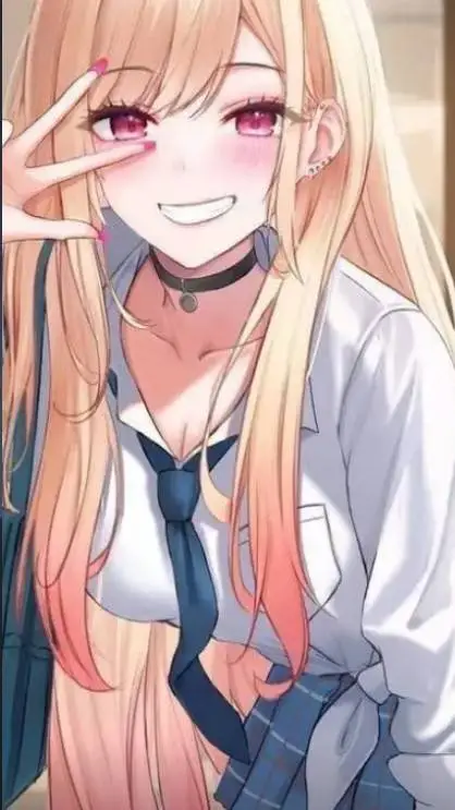 ai character: Marin kitagawa  background