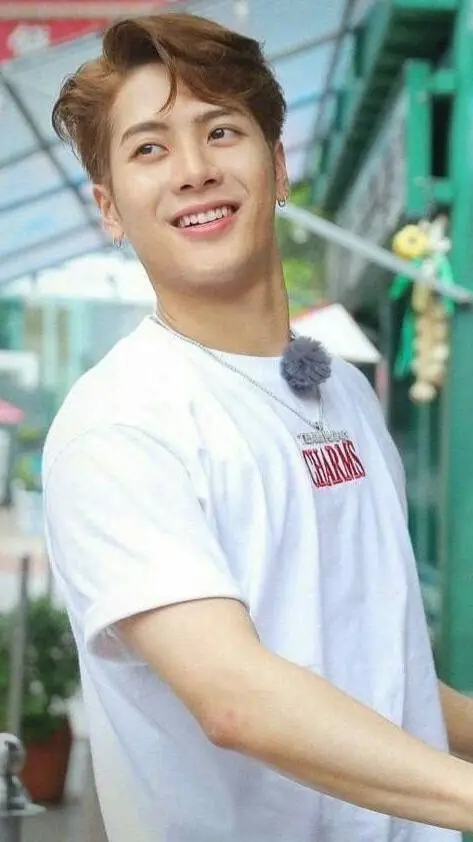 ai character: Jackson Wang  background