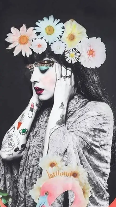 ai character: Mon Laferte background
