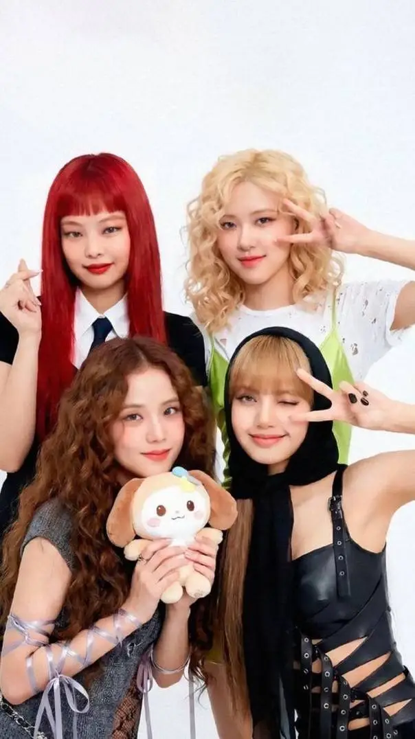 ai character: BLACKPINK spider background