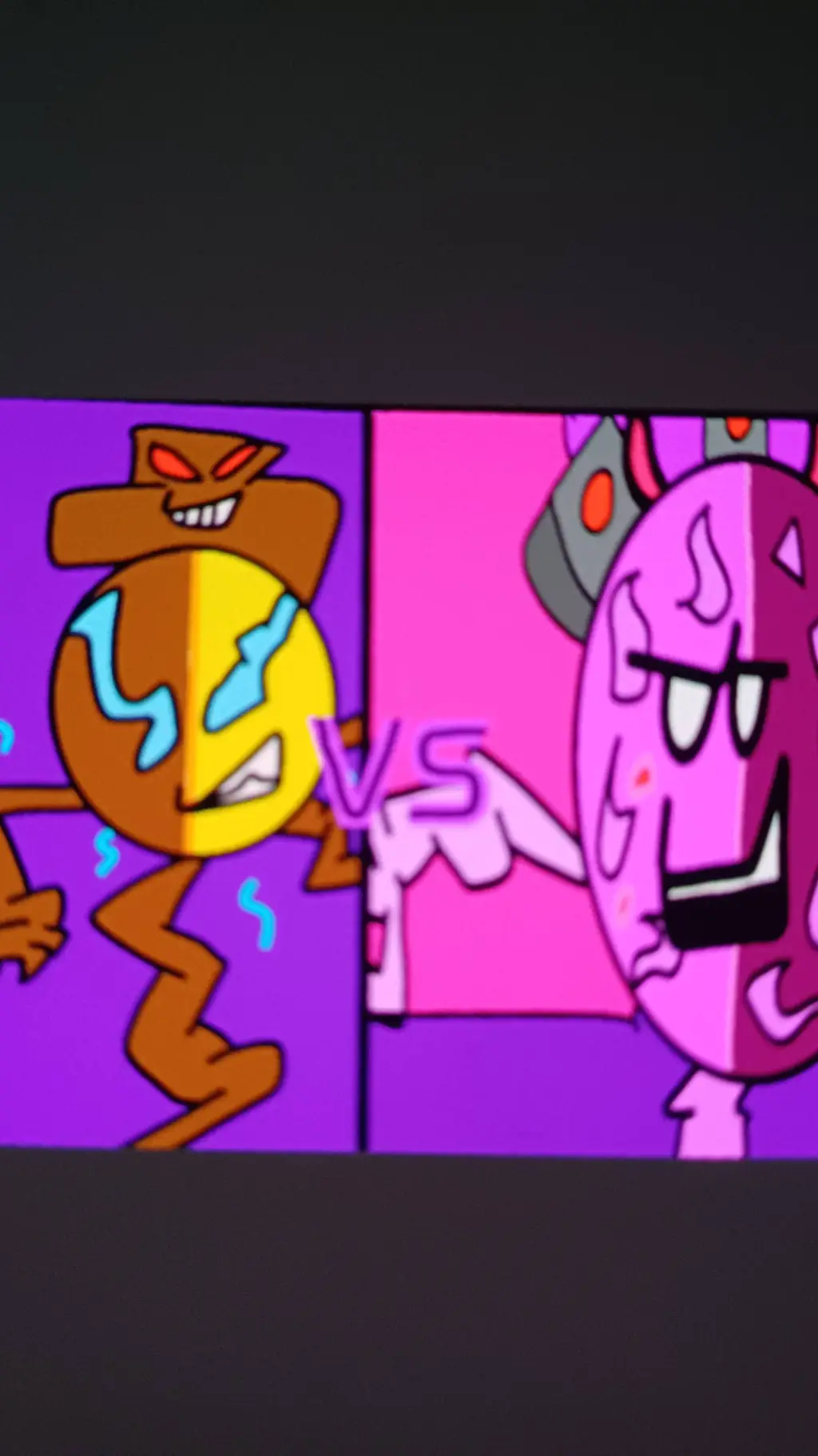 ai character: yellow vs red background