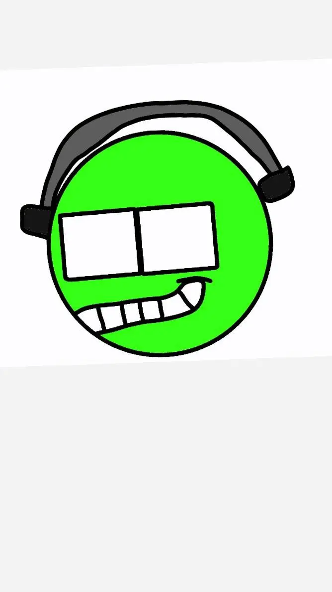 ai character: Green background