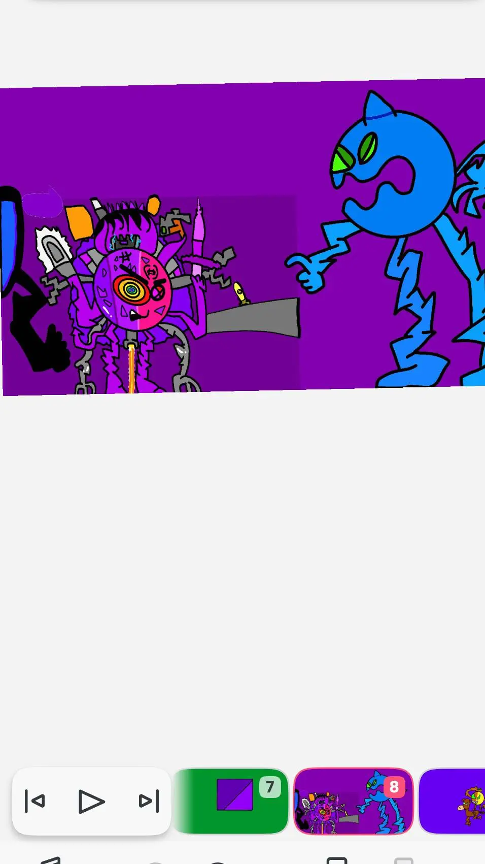 ai character: Grumbled background