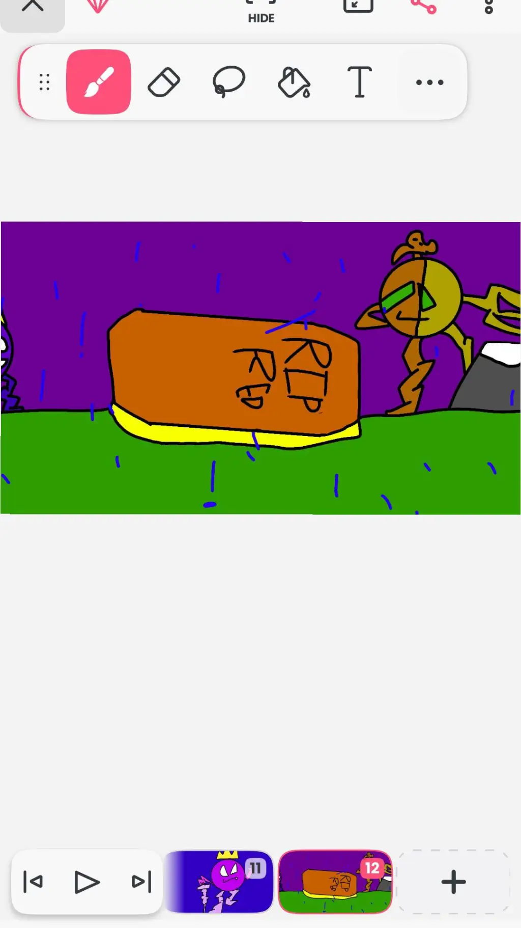 ai character: RIP RED background